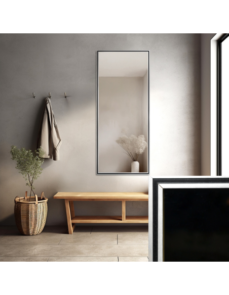 Spiegel mit feinem dekorativem Holzrahmen - 1501 - Rahmenfarbe nach Wahl
