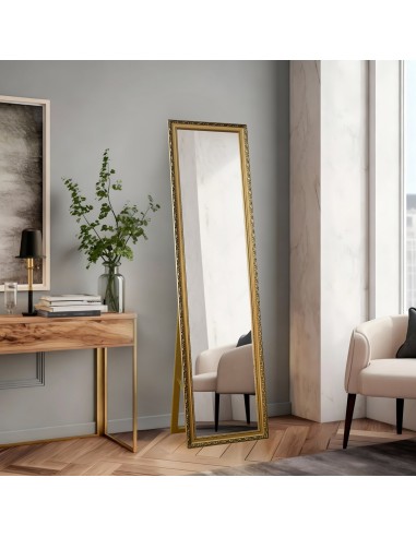 Standspiegel mit dekorativem Holzrahmen - 4001...