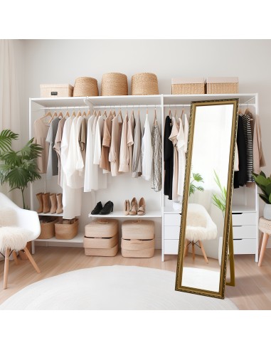 Standspiegel mit dekorativem Holzrahmen - 4001...