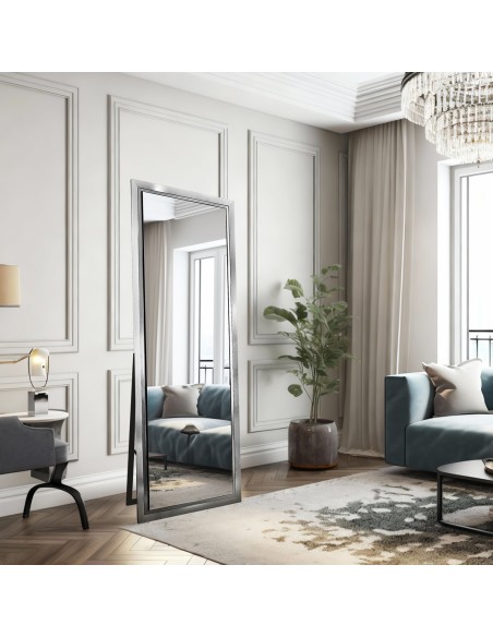 Standspiegel mit Holzrahmen für Garderobe - 5201 - Rahmenfarbe nach Wahl