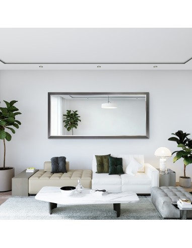 Spiegel mit elegantem Rahmen in Silber und...