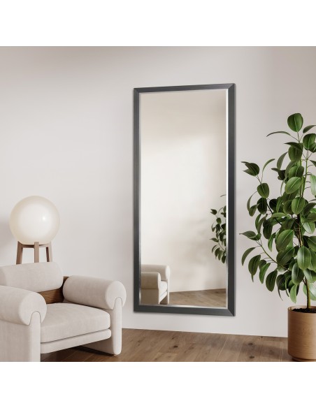 Spiegel mit elegantem Rahmen in Silber und Bronze - 5201002