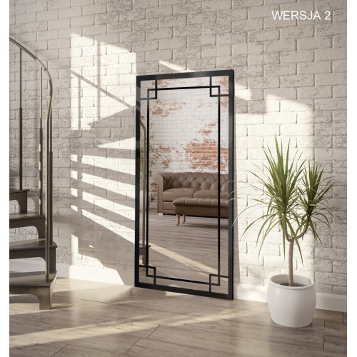 Spiegel in Loftoptik mit Sprossenleisten - BERNARD -... 2