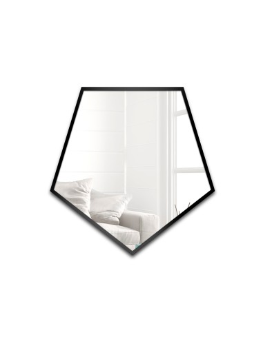 Spiegel in geometrischer Form im Rahmen – PENTA...