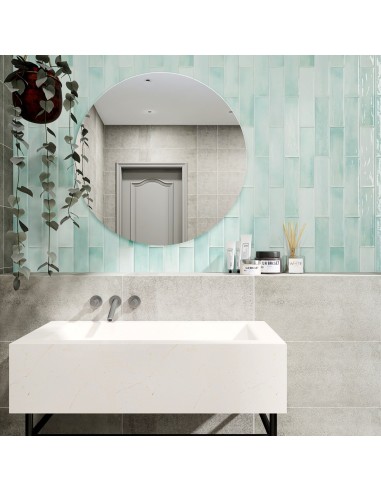 Runder Badezimmerspiegel geschliffen - KREIS