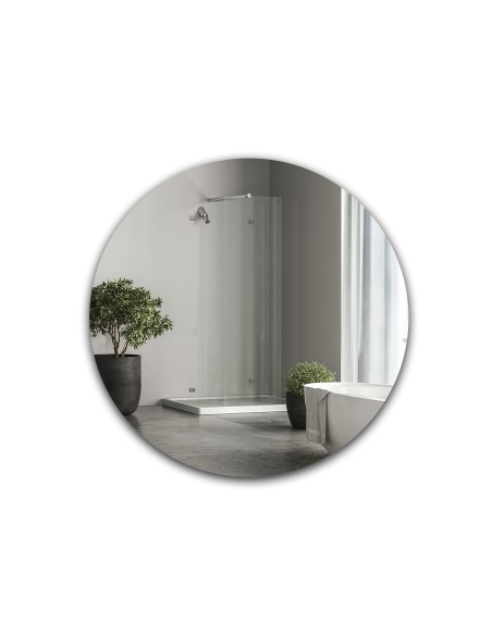 Runder Badezimmerspiegel geschliffen - KREIS