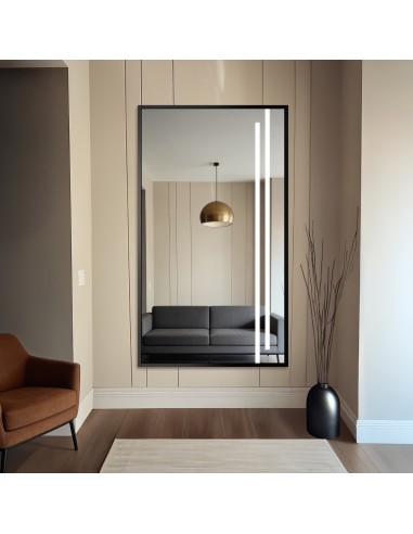 Spiegel mit Hintergrundbeleuchtung, Rahmen...