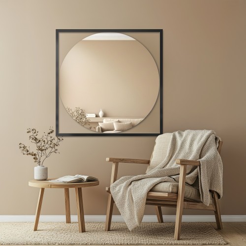 Rundspiegel mit goldfarbenem Rahmen - RENA - Rahmenfarbe... 2