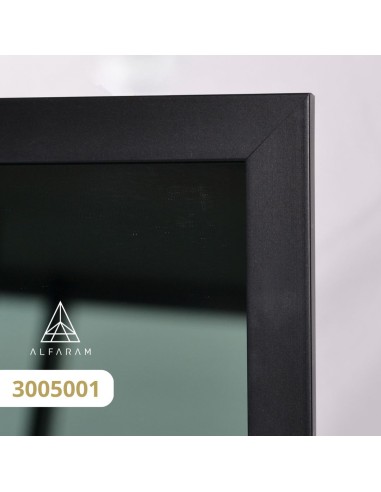 Standspiegel mit schmalem Holzrahmen für...