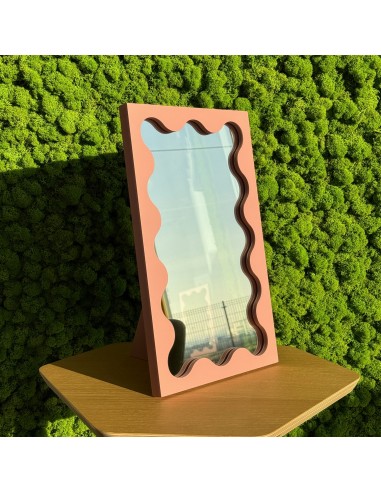 Kosmetikspiegel in rosa MDF-Rahmen – BLOBS...