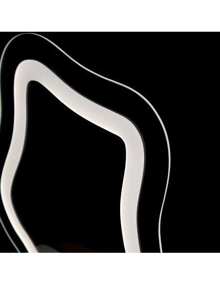 Kosmetikspiegel mit sandgestrahlter Beleuchtung - FLOW LED PETITE