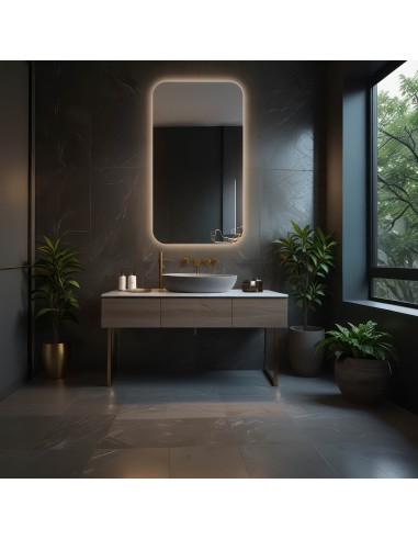 Badezimmerspiegel mit Hintergrundbeleuchtung -...