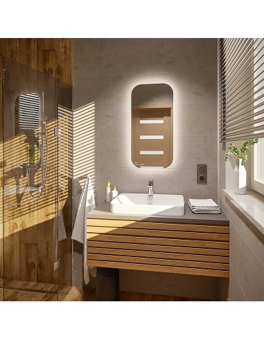 Badezimmerspiegel mit Hintergrundbeleuchtung -...