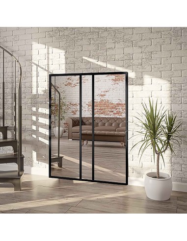 Loft-Spiegel mit Sprossen - WINCENT -...