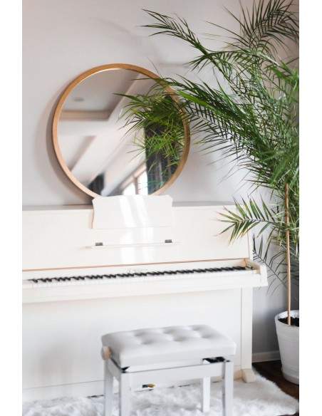 Rundspiegel mit Rahmen schwarz matt MDF - OTTO - Rahmenfarbe nach Wahl