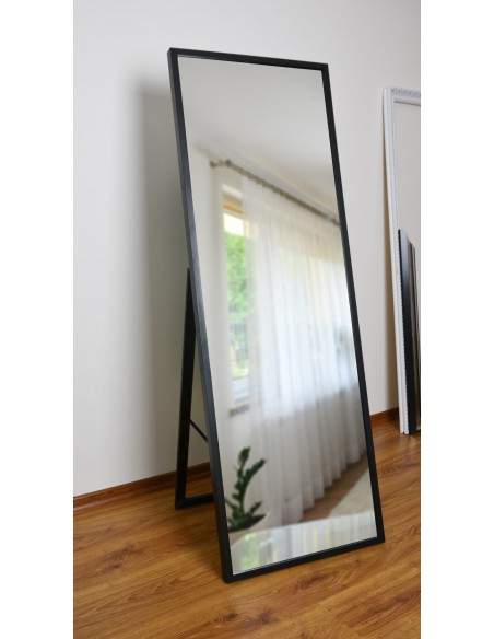 Standspiegel mit schmalem Holzrahmen für Garderobe - 3005 - Rahmenfarbe nach Wahl