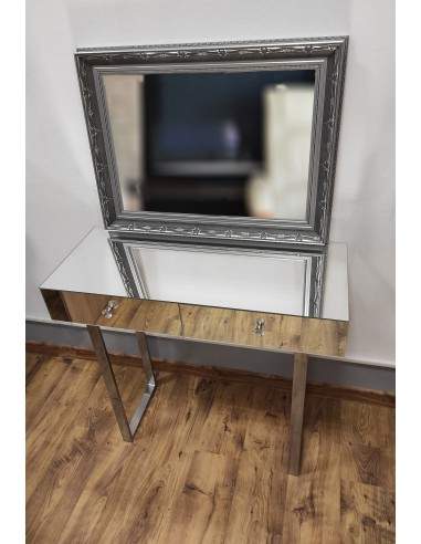 Schminktisch - Konsole aus Spiegeltafeln mit...