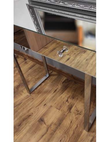 Schminktisch - Konsole aus Spiegeltafeln mit...