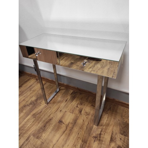 Schminktisch - Konsole aus Spiegeltafeln mit...