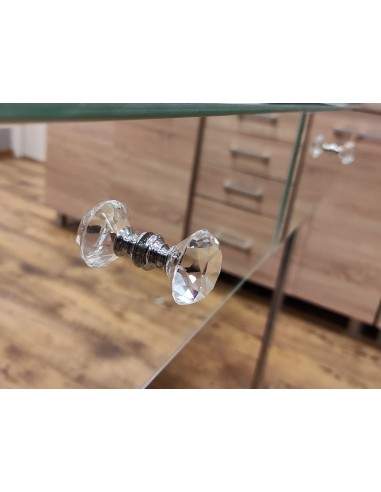 Schminktisch - Konsole aus Spiegeltafeln mit...