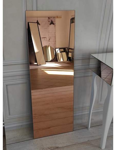 Rechteckiger Spiegel in Kupfer, dekorative Spiegeltafel - DECO NACH MAẞ