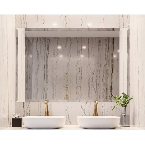 Rechteckiger Spiegel mit dekorativer Facette - PHASE 2