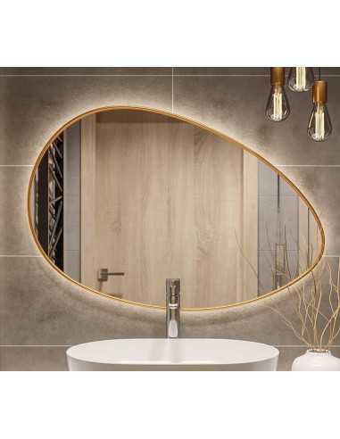 Spiegel in organischer Form, mit...