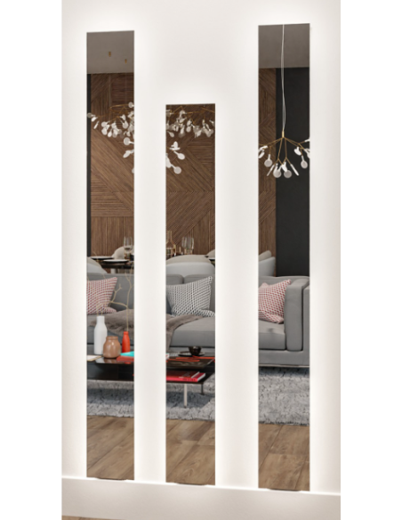 Set von Wandspiegeln in je asymmetrischer Form - ASYM