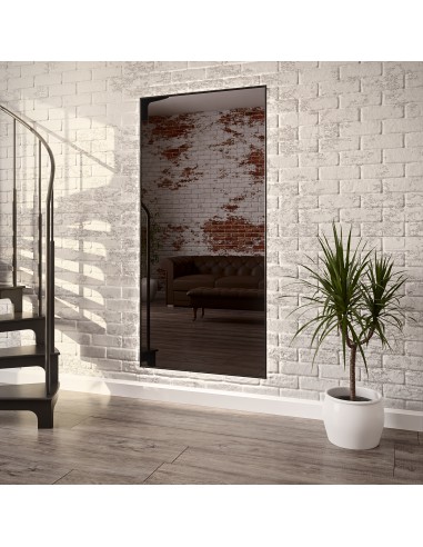 Rechteckiger Spiegel in Kupfer, dekorative...