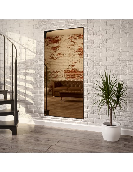 Rechteckiger Spiegel in Kupfer, dekorative Spiegeltafel - DECO NACH MAẞ