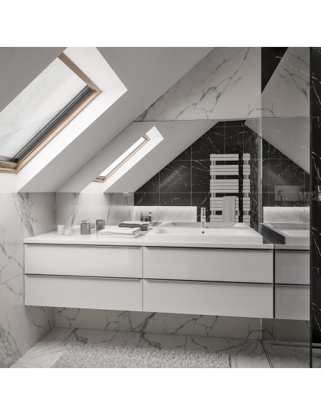 Dachschrägenspiegel mit LED-Hintergrundbeleuchtung - NACH MAẞ - IZERA LED