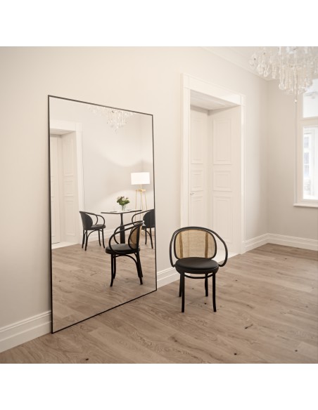 Rechteckige Spiegel in minimalistischen goldenen rahmen -1201 – Rahmenfarbe zu Auswahl