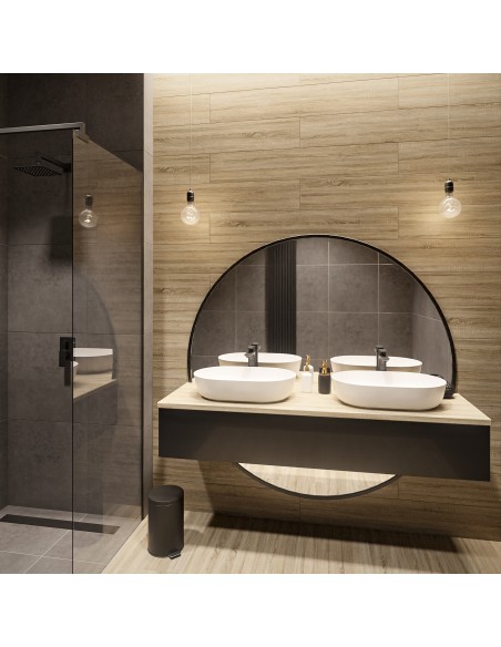 Rundspiegel mit Rahmen, zweiteilig - OTTO