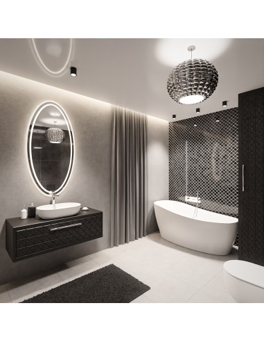 Elliptischer Spiegel mit...