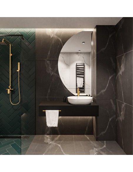 Badezimmerspiegel Halbkreis – HELENA