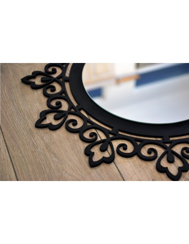 Dekorativer Spiegel, Rahmen mit durchbrochener...