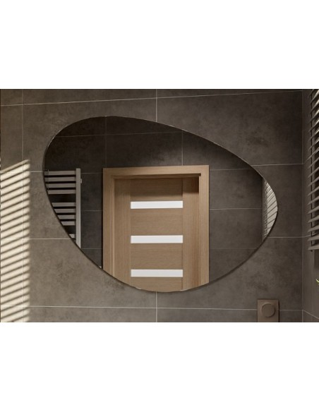 Badezimmerspiegel in unregelmäßiger Form - OBSYDIAN