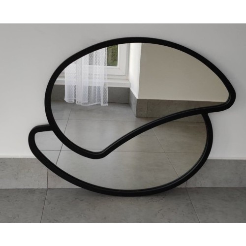 Spiegel mit MDF-Rahmen schwarz matt - RINA - Rahmenfarbe... 2