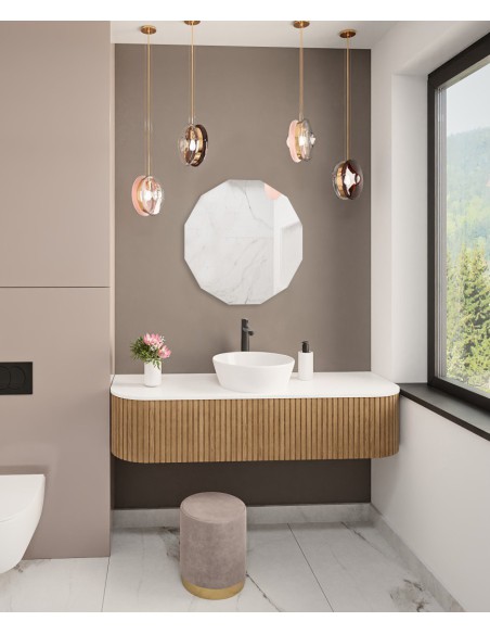 Mehreckiger Badezimmerspiegel - FOREM