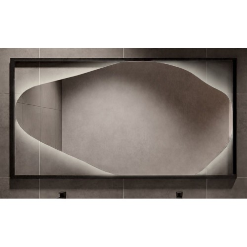 Spiegel in organischer Form, mit Hintergrundbeleuchtung,... 2