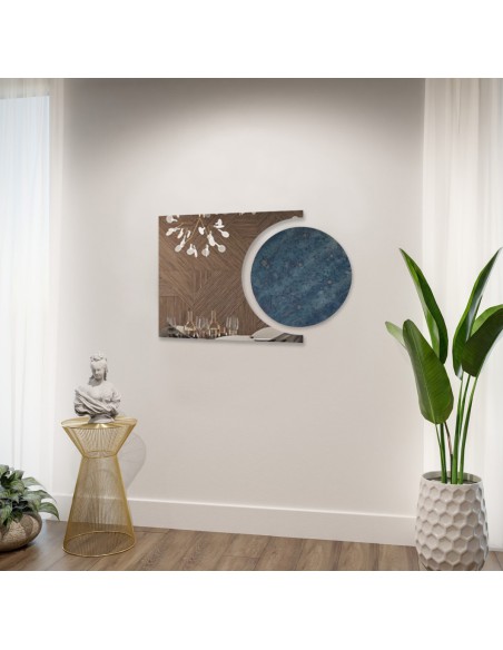 Set von Badezimmerspiegeln Rundspiegel und „Komet”, dekorative Spiegeltafel - KOSMIK II