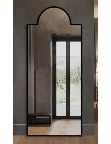 Dekorativer Bogenspiegel mit schwarzem...