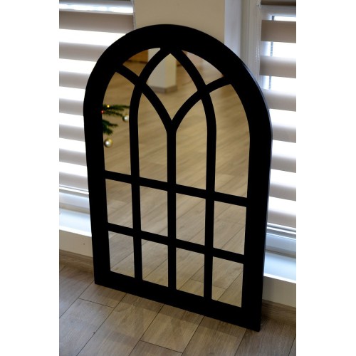 Spiegel in Fenster-/Loftoptik mit Sprossenleisten MDF -... 2