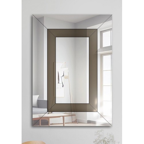 Dekorativer zweifarbiger Glamour-Spiegel - INES