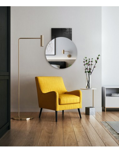 Dekorativer runder Spiegel - DENAR