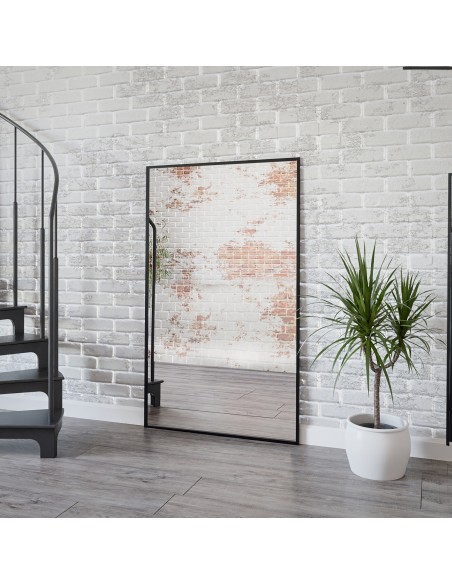 Moderner großer Wandspiegel mit Holzrahmen - 1503 - Rahmenfarbe nach Wahl