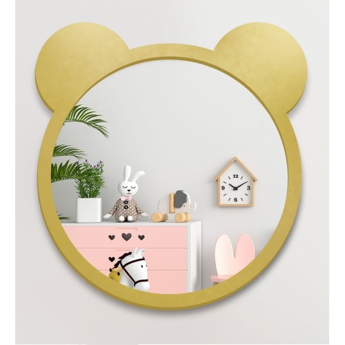 Dekorativer Wandspiegel für Kinder im MDF-Rahmen - Teddy...