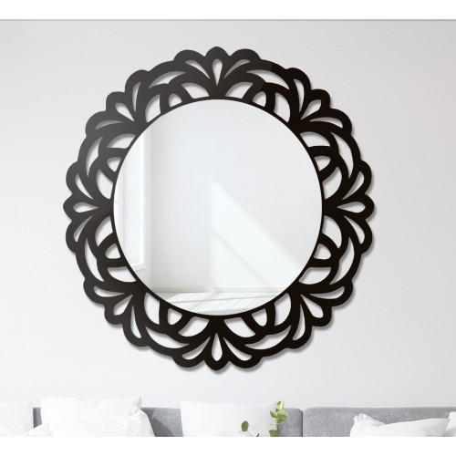 Dekorativer Spiegel in durchbrochenem MDF-Rahmen - IDALIA