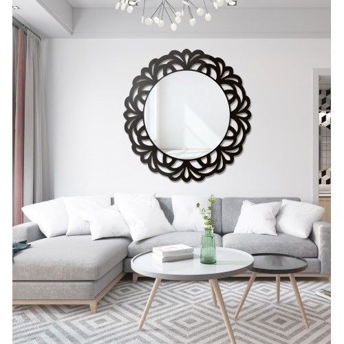 Dekorativer Spiegel in durchbrochenem MDF-Rahmen - IDALIA 2