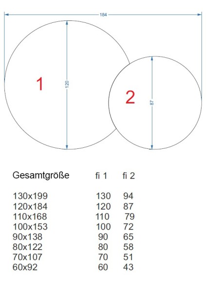 Runder Spiegel mit Mdf-Rahmen und Beleuchtung - DOTTI LED